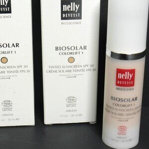 Two Nelly De Vuyst Biosolar Colorlift Tinted Sunscreens SPF 30 Shade 1 NEW BOXED